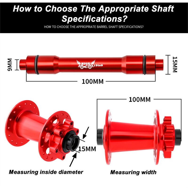 15 To 9 100mm MUQZI Thru Axle  - đánh giá và giá Thru Axle Adapter For Bike Trainer