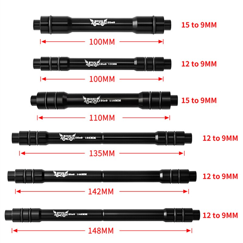 15 To 9 100mm MUQZI Thru Axle  - đánh giá và giá Thru Axle Adapter For Bike Trainer