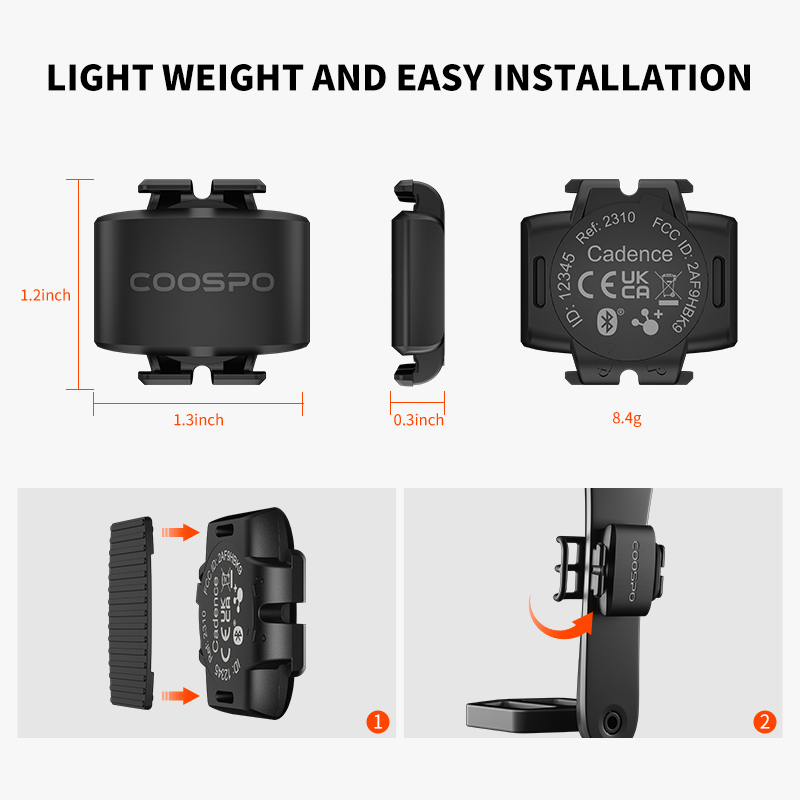 CooSpo Bicycle Speed Sensor Ca - đánh giá và giá Cycling Speed Cadence Sensor Dual